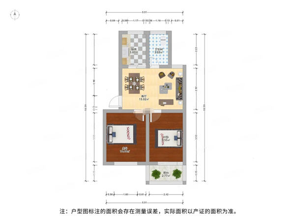 婚装2房，自住保养好