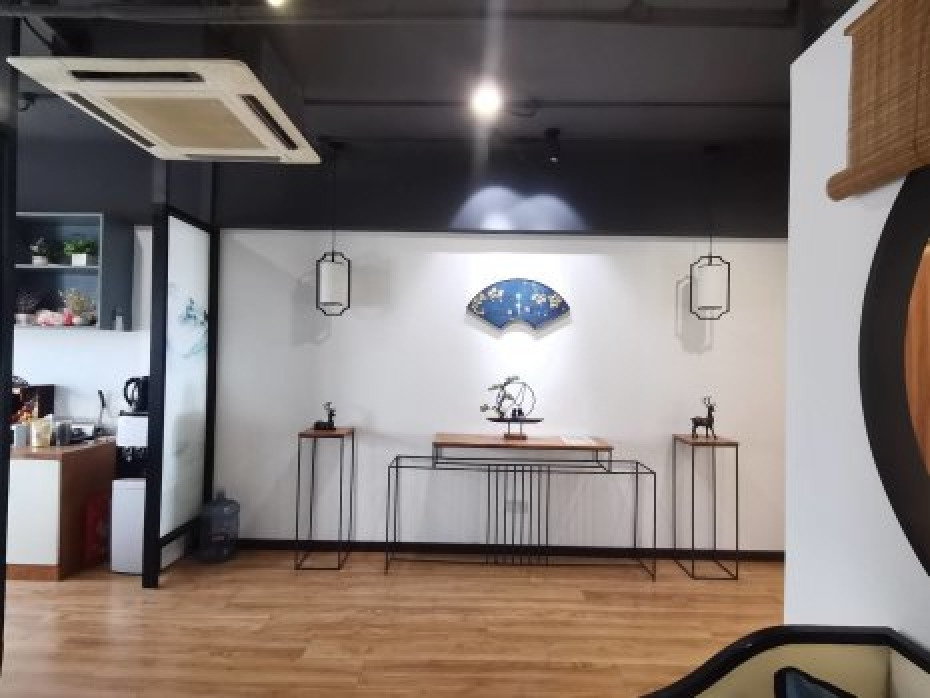 靖海站 名品城 创意设计装修 75坪 小清新 喝茶 办公皆宜