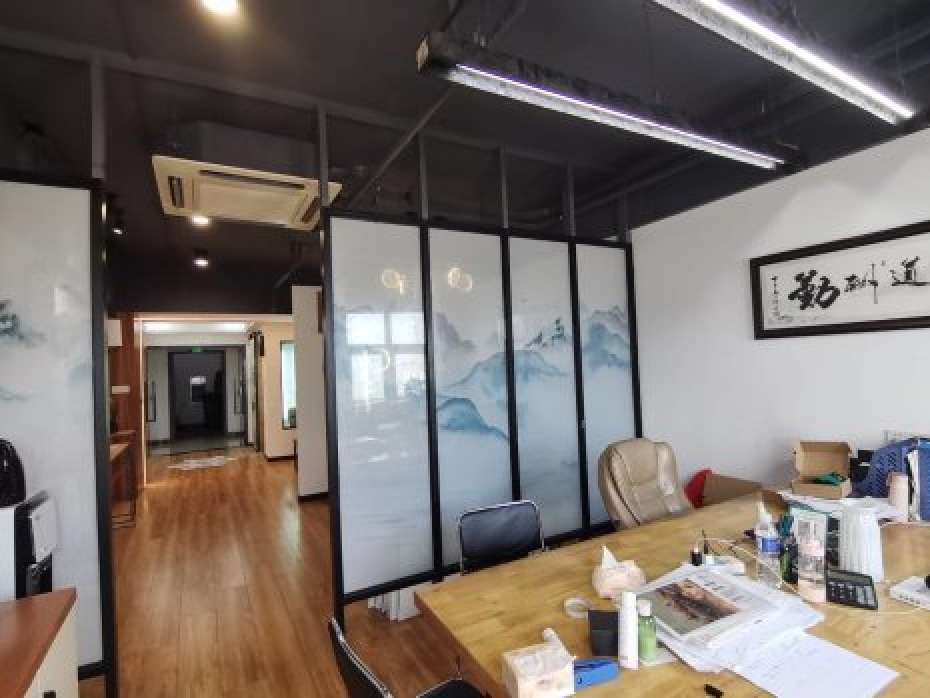 靖海站 名品城 创意设计装修 75坪 小清新 喝茶 办公皆宜