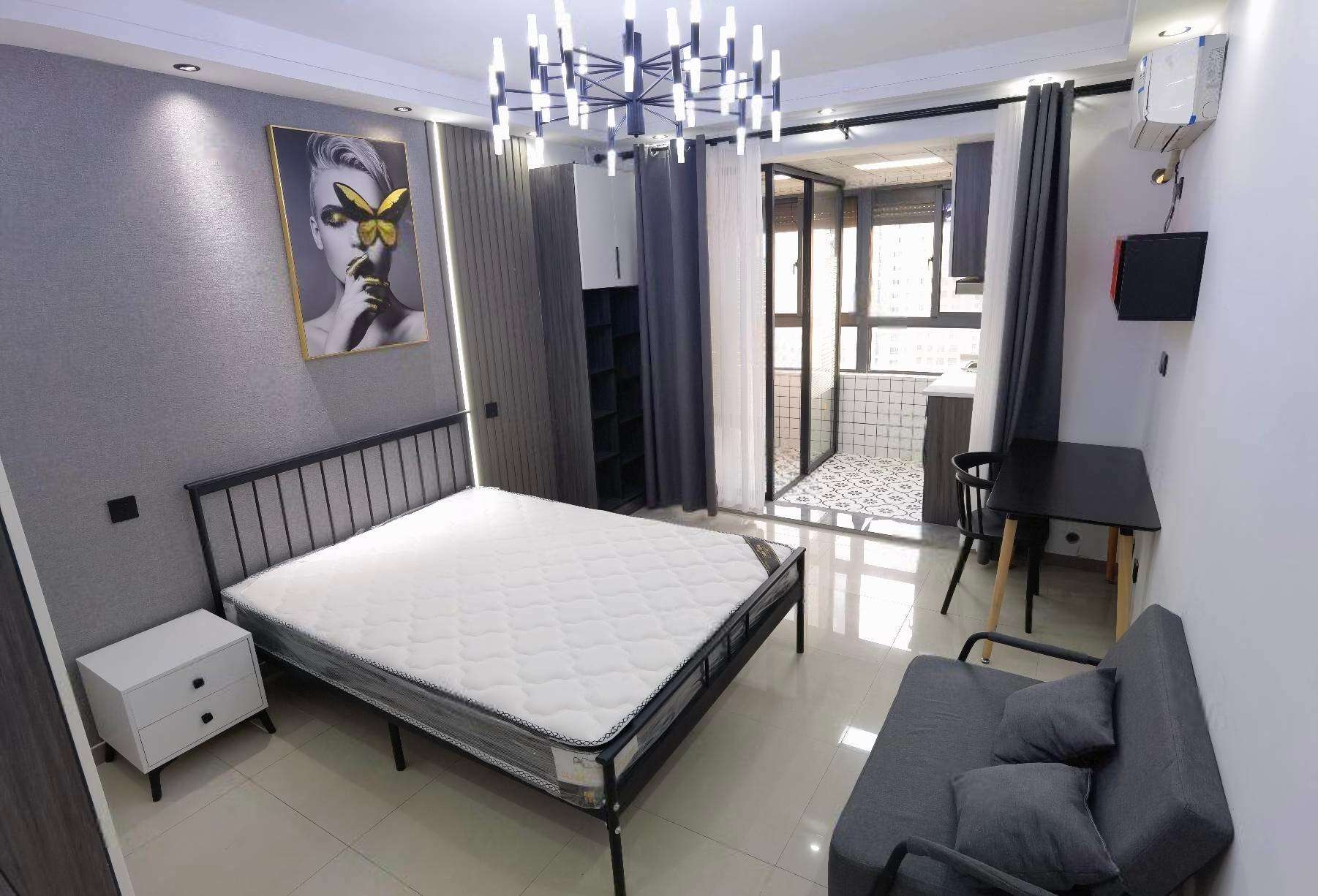 一室公寓 付一押一近桑田岛华为苏大西浦独墅湖可短租