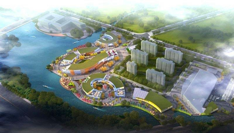 新都会时尚水岸商业街